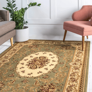 Traditional Classic Medallion Motif Area Rug